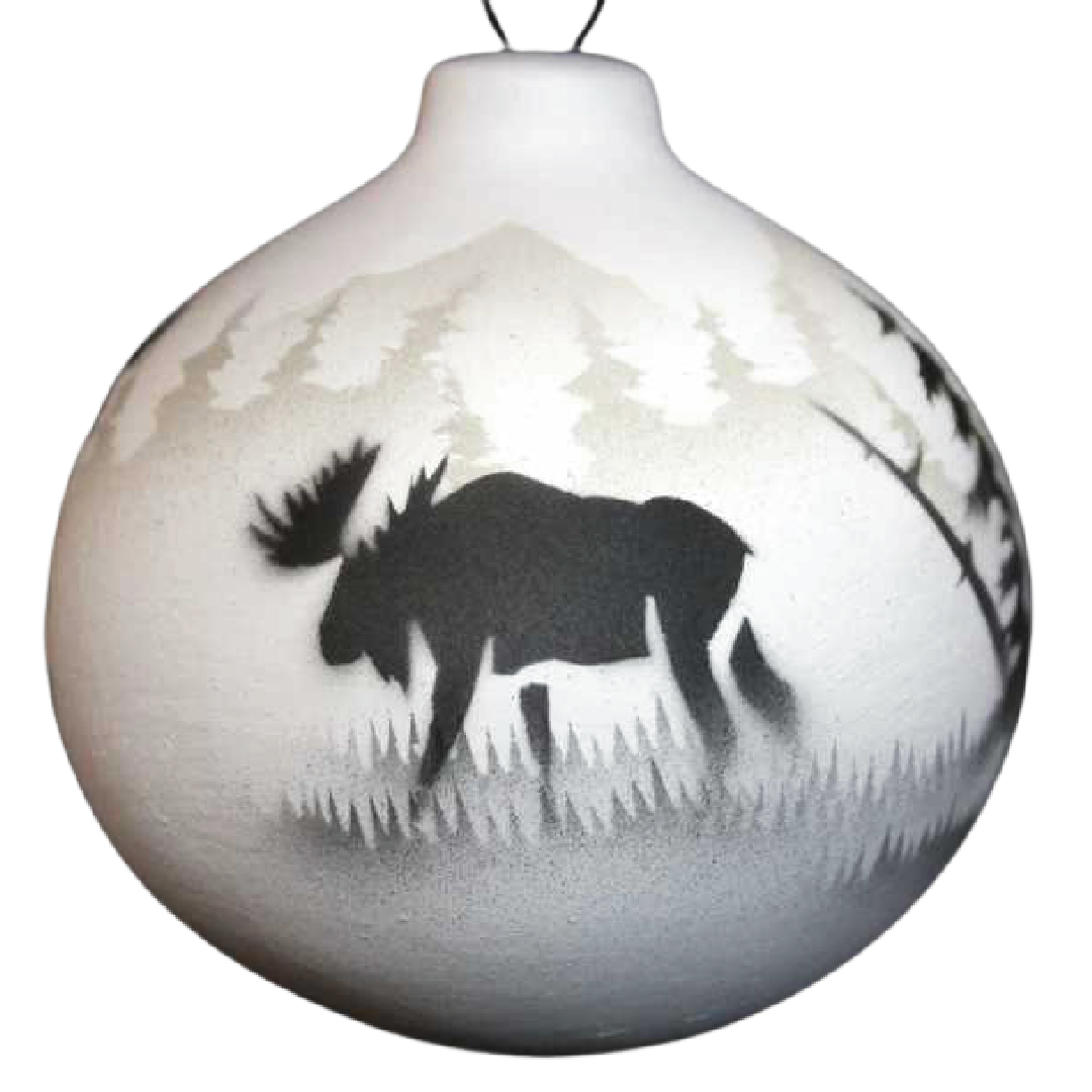 High Country Tracks Moose Ornament -(60151)