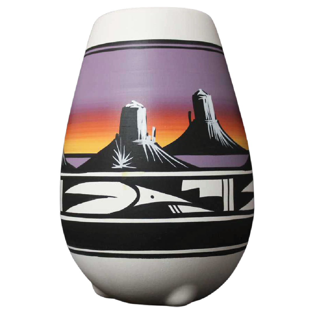 Desert Rainbow 6 x 8 1/2 Vase -(11091)