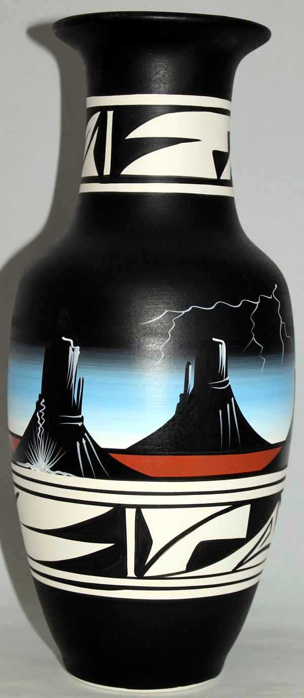 Desert Storm 6 x 14 Totem Vase -(20080)