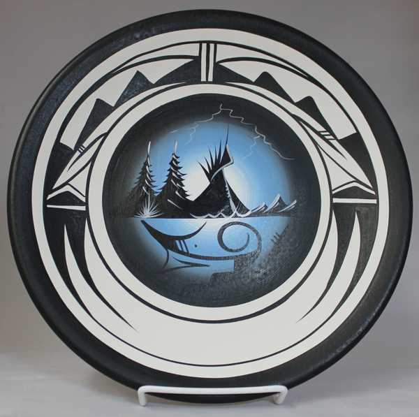 Mountain Storm 10 1/2" Plate -(23150)