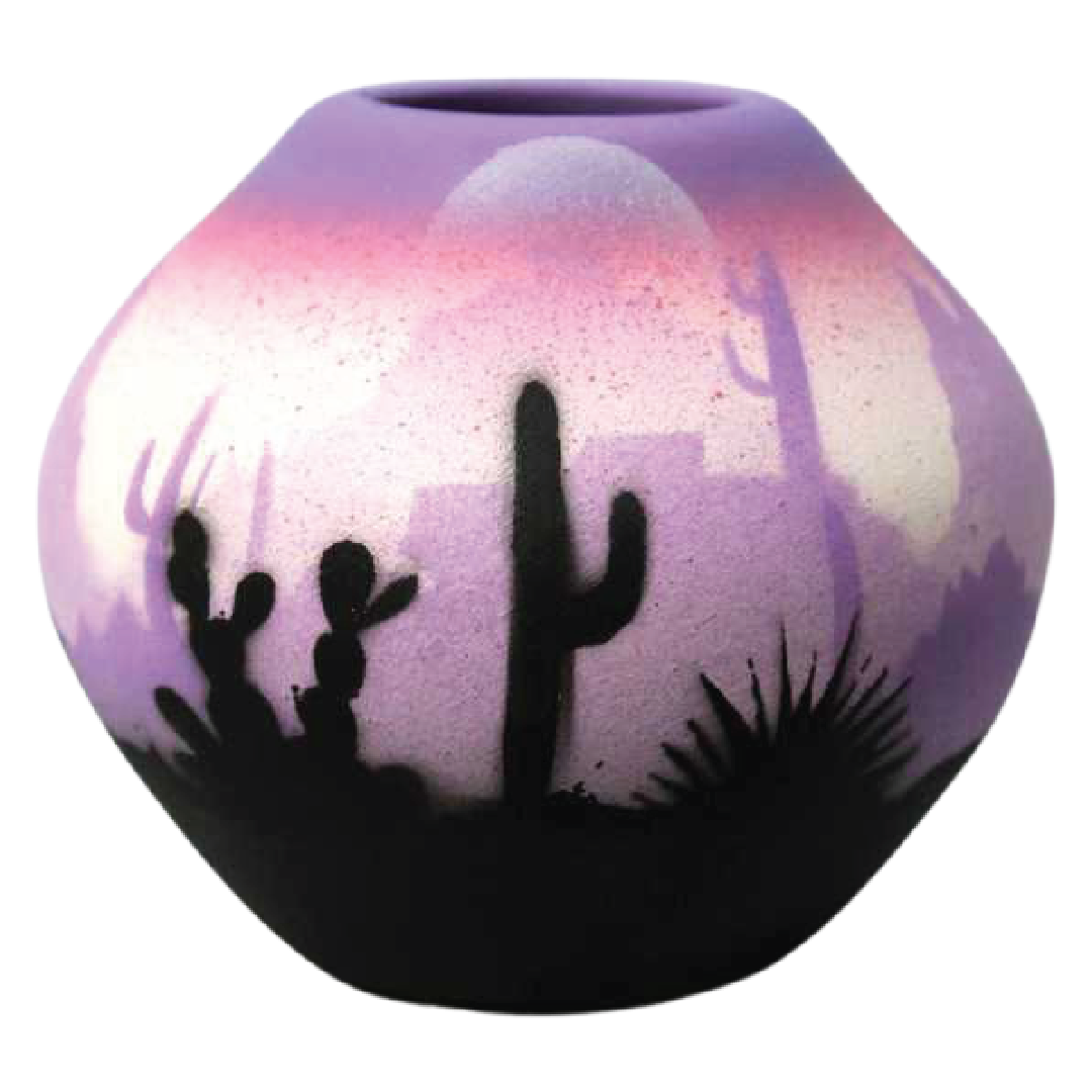 Purple Sonora Desert  Mini Pot -(45035)