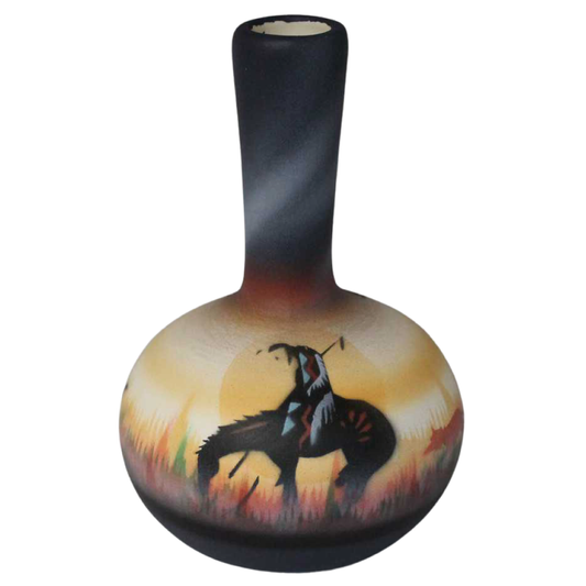 End of the Trail 3 1/2 x 5 1/2 Ball Vase - (ETS3)