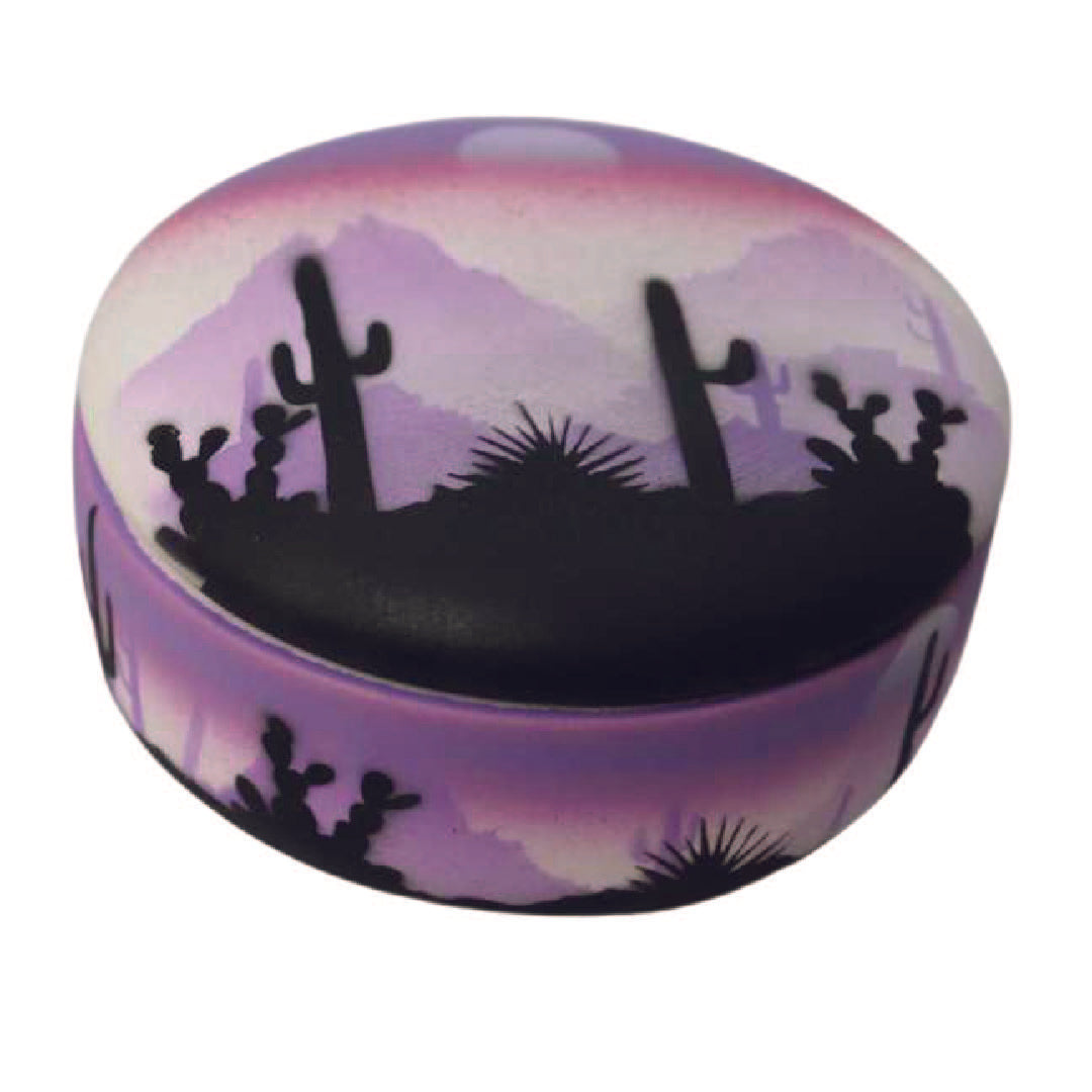Purple Sonora Desert  2 1/2 x 5 Box w/Lid -(45133)