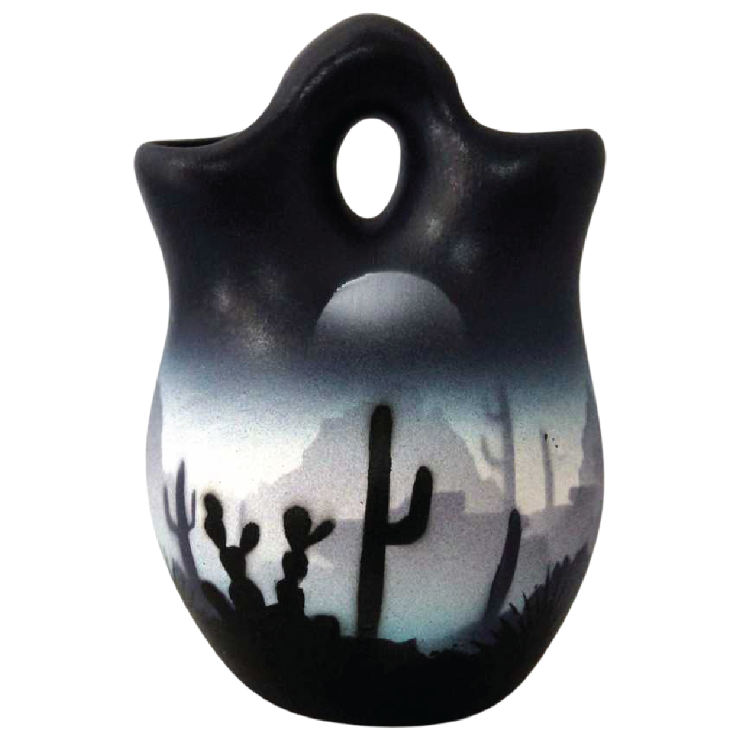 Blue Sonora Desert  3 x 4 Wedding Vase -(44053)
