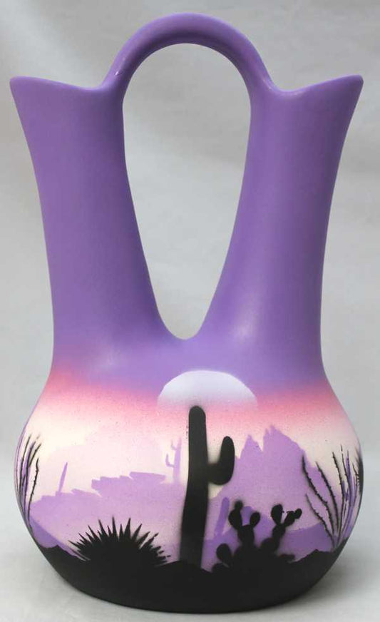Purple Sonora Desert  7 1/2 x 12 Wedding Vase -(45065)