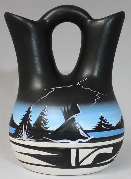 Mountain Storm 5 1/2 x 8 Wedding Vase -(23025)