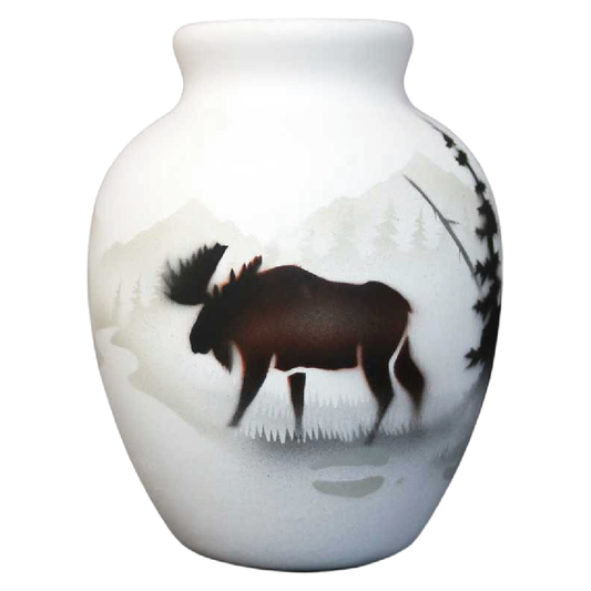 60084 High Country Tracks Moose 4 1/2 x 6 Jar