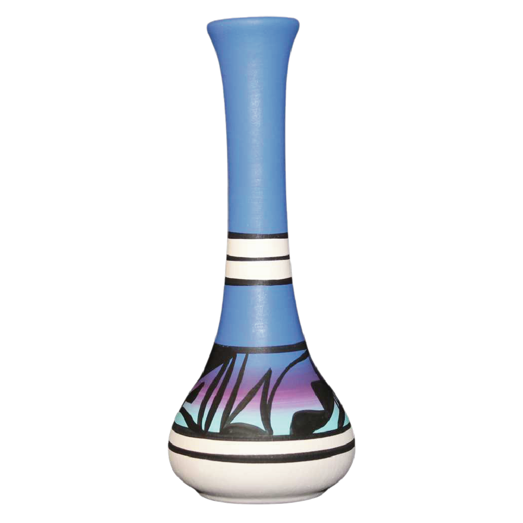 Indian Rainbow  2 1/2 x 6 Inch Bud Vase -(10079)