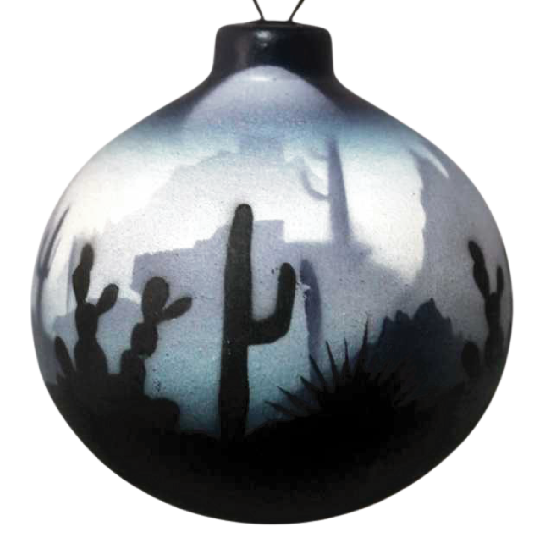 Blue Sonora Desert  Ornament -(44151)