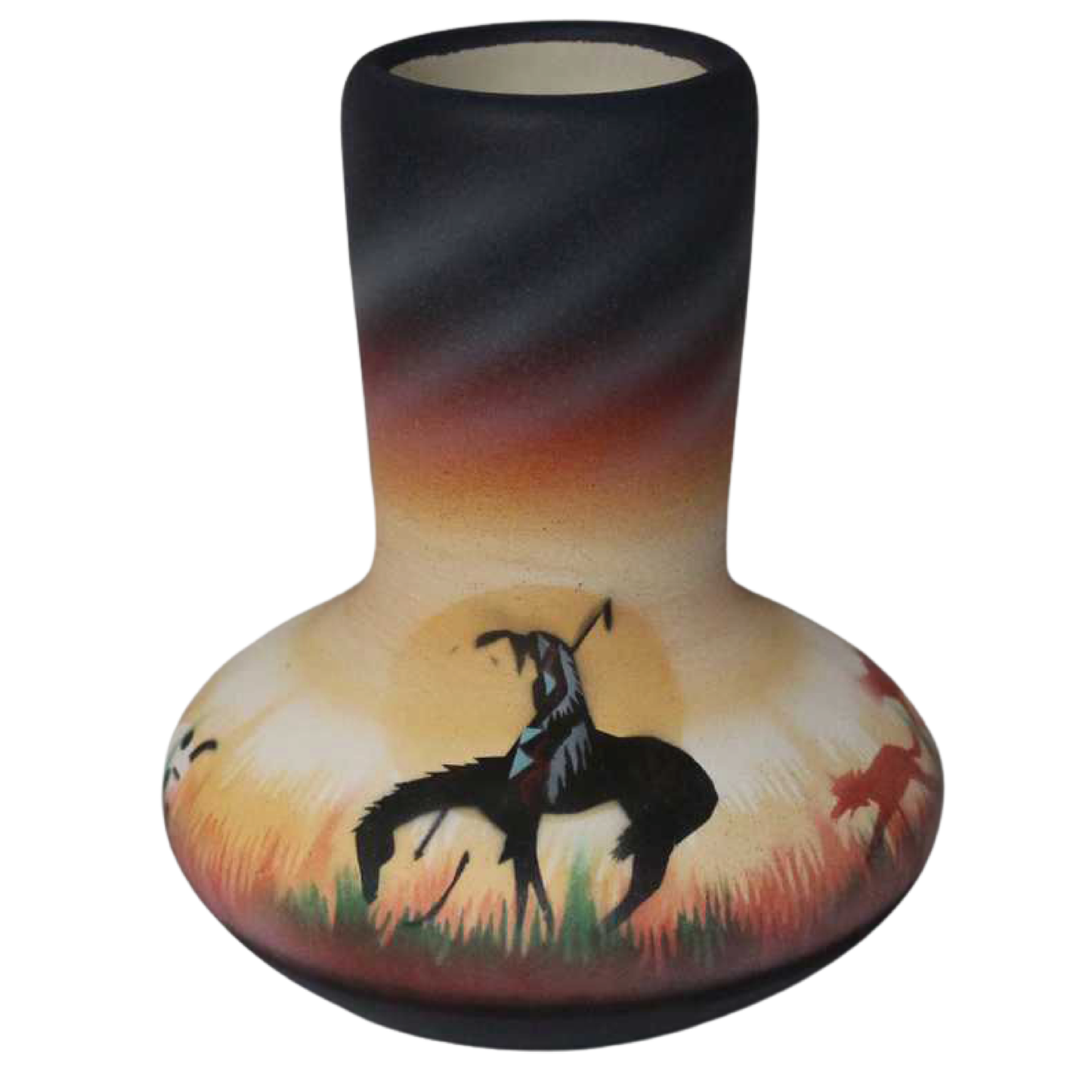 End of the Trail 4 1/2 x 5 Bud Vase - (ETS4)