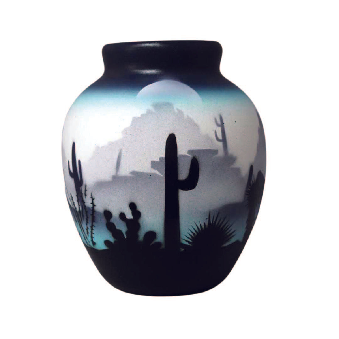 Blue Sonora Desert  4 1/2 x 6 Jar -(44084)