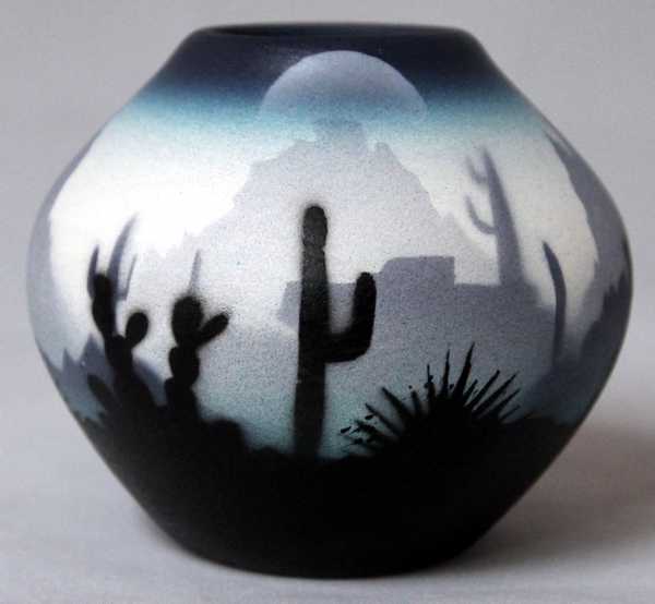 Blue Sonora Desert  Mini Pot -(44035)