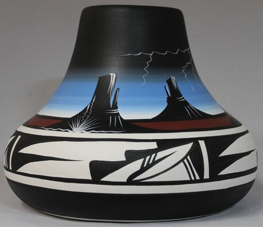 Desert Storm  9 x 7 Inch Vase -(20045)