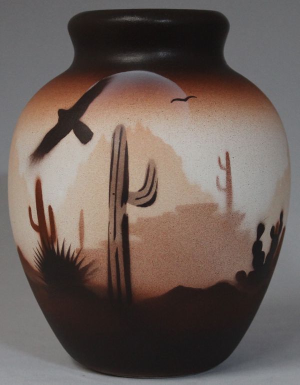 Brown Sonora Desert  4 1/2 x 6 Jar -(46084)