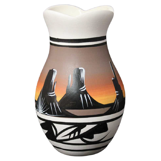 Desert Rainbow 3 1/2 x 6 1/2" Petal Vase (11039)
