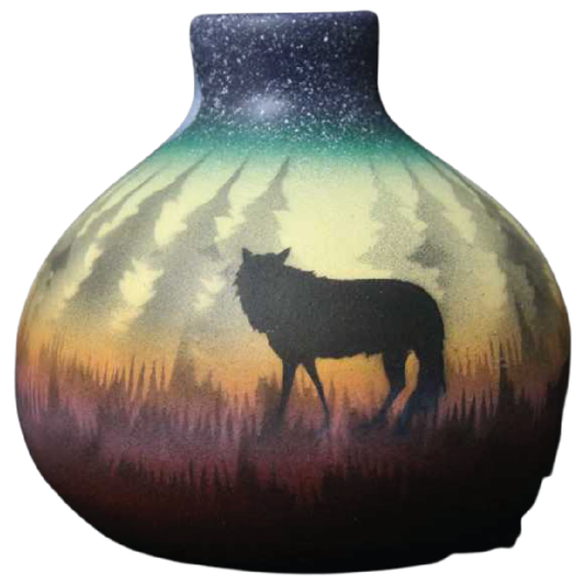 Woodland Shadows - Wolf Mini Pot -(WSB4)