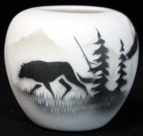 High Country Tracks Wolf Mini Pot -(61016)