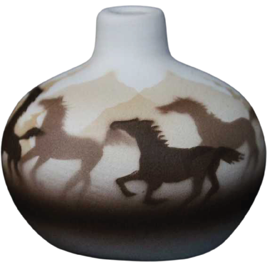 Wild Horses  Mini Pot -(33126)