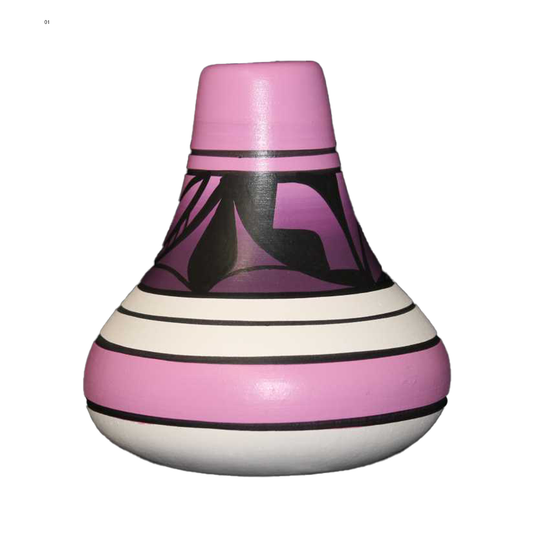 Indian Rainbow  4 1/2 x 5 Inch Chimney Vase -(10046)