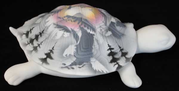 Sacred Messenger  12" Turtle Box -(36105)