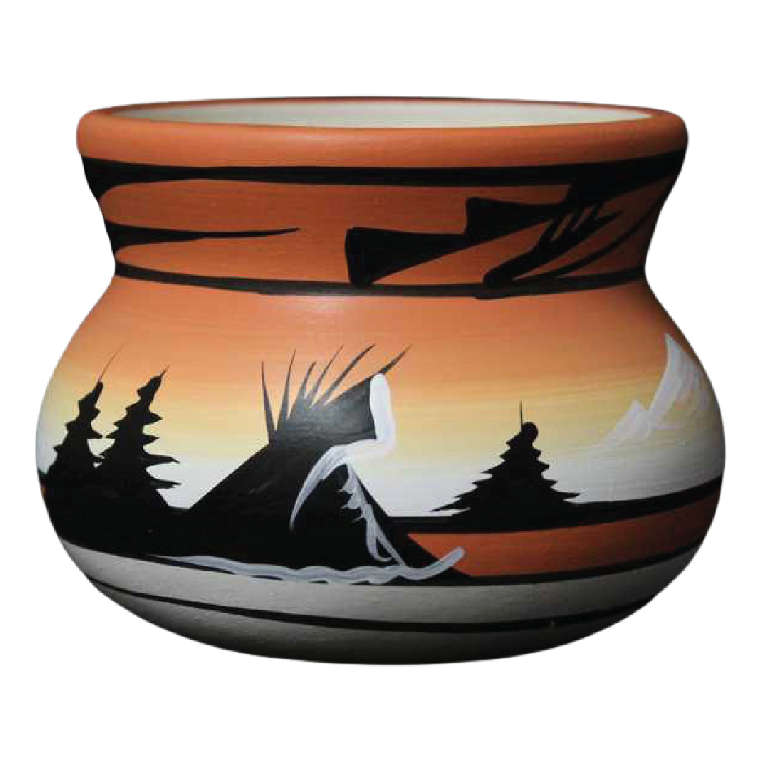 12085 Mountain Rainbow  4 1/2 x 3 1/2 Inch Bowl