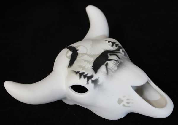 High Country Tracks Wolf 6" Skull -(61115)