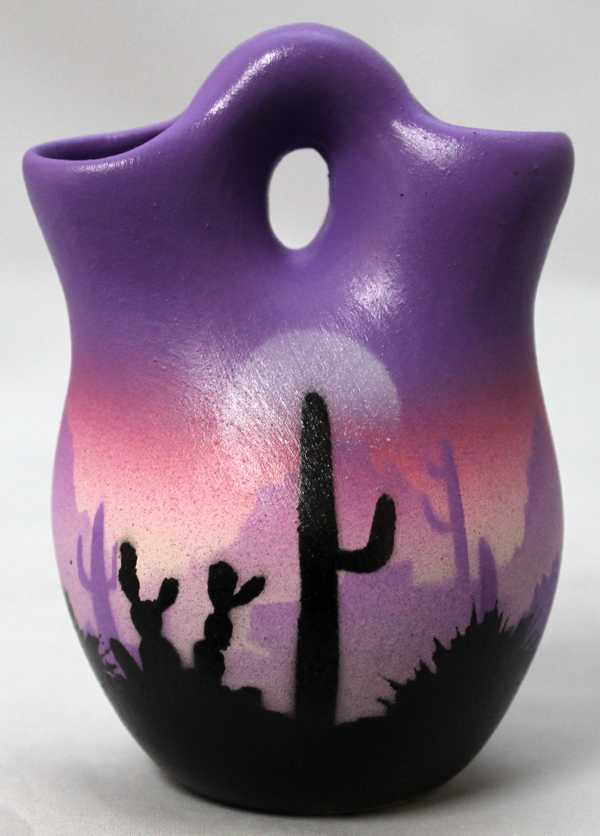 Purple Sonora Desert  3 x 4 Wedding Vase -(45053)