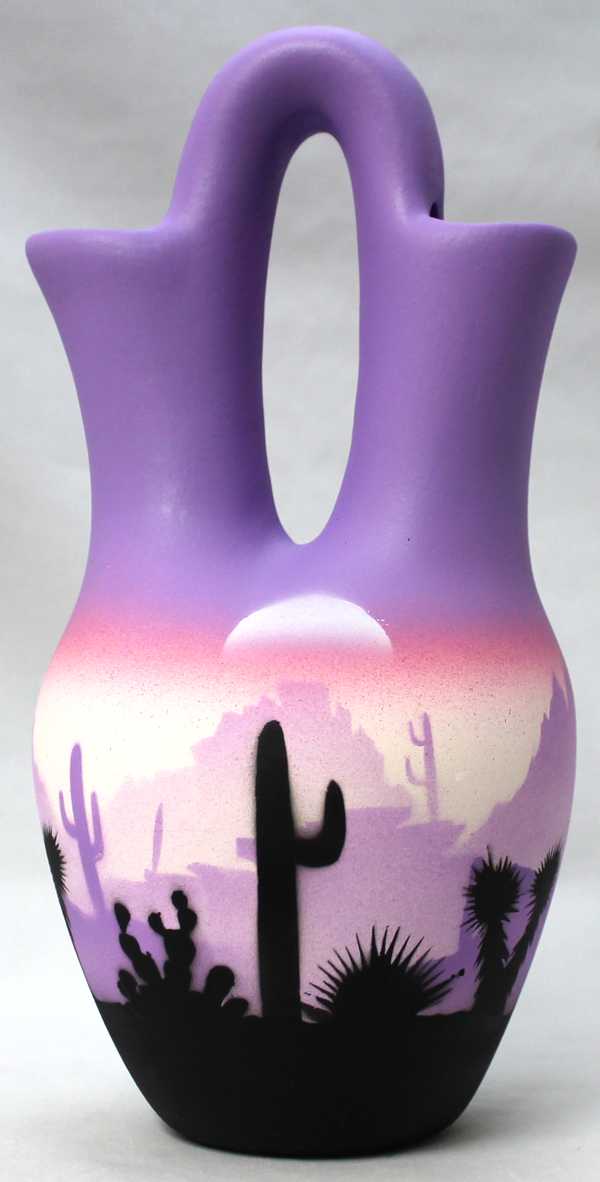 Purple Sonora Desert  5 1/2 x 10 1/2 Wedding Vase -(45018)