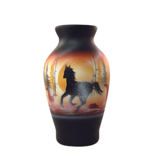 Born Free Horses 4 x 7 Vase -(BFM5)