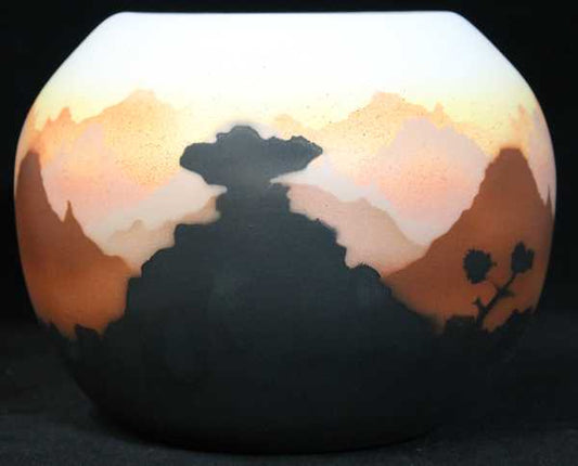 Sunset Canyon  6 x 5 Bowl -(35089)