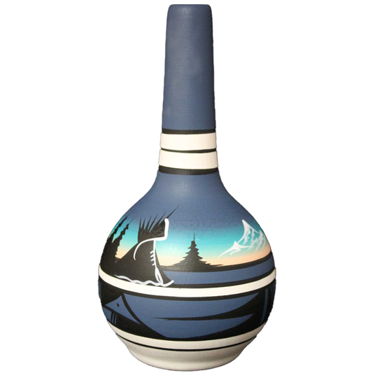Mountain Rainbow 7 x 12 Chimney Vase -(12081)